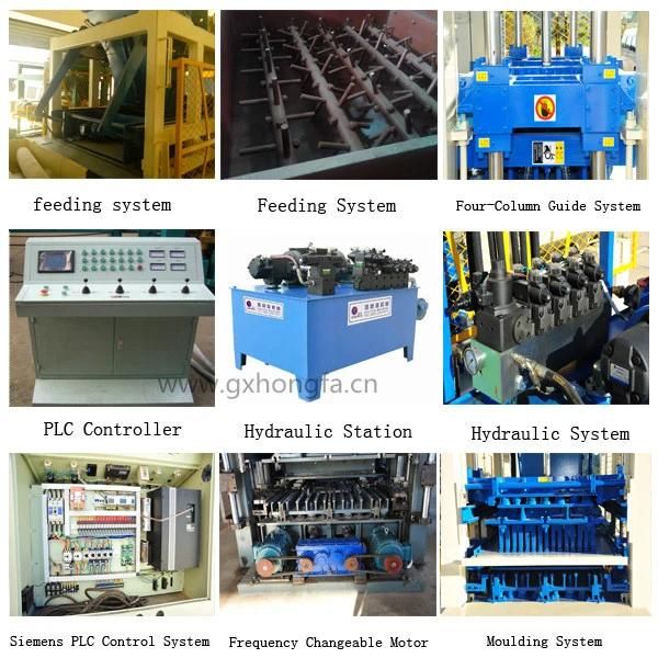 Germany Technology Interlocking Paver Brick Cement Concrete Block Making Machine