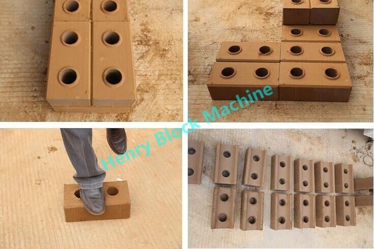 Hr1-20 Diesel Engine Hydraform Clay Brick Forming Machine, Movable Automatic Brick Machine