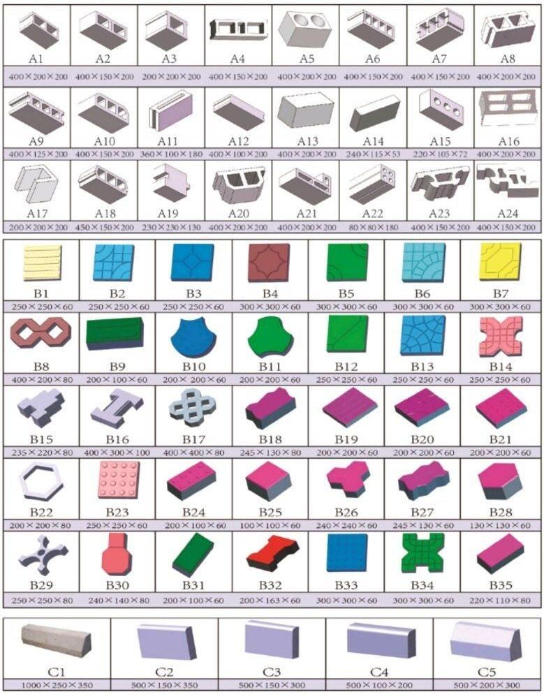 Factory Price Qt 4-40 Block Making Machine Vibration Cocrete Cement Hollow/Solid Brick, Paver Brick, Curbstone, Houdis Brick Making Machine