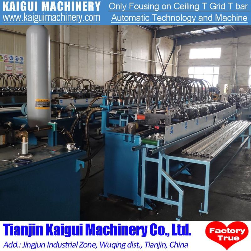 Galvanized Ceiling T Grid L Wall Channel Tile Making Machine