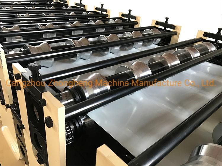 PLC Control Color Cold Steel Glazed Roof Tile Roll Forming Machine Step Tile Forming Machinery with Good Price