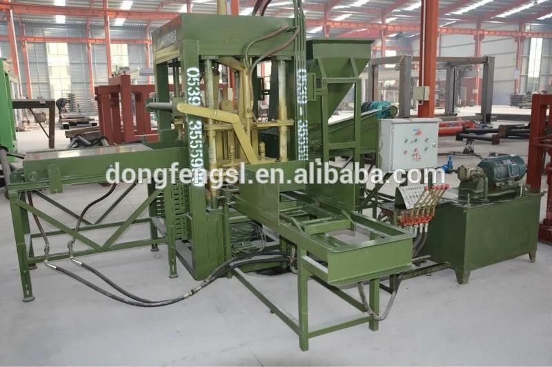 Df 3-20 Cement Paver Block Making Machine / Color Pavers Brick Production Machine