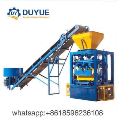 Qt4-24 Semi Automatic Block Gla Machine