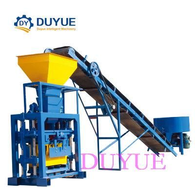 Qt40-1 Imple Manual Concrete Interlocking Brick Making Machine Prices