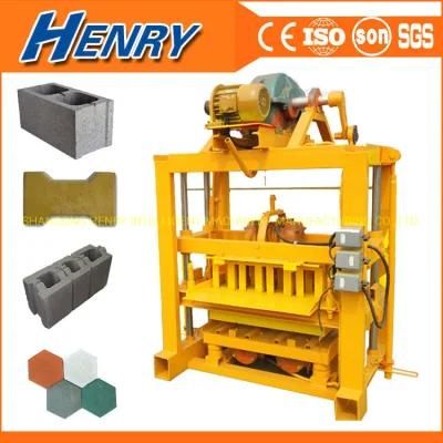 Qtj4-40 Concrete Cement Hollow Block Making Machine Price