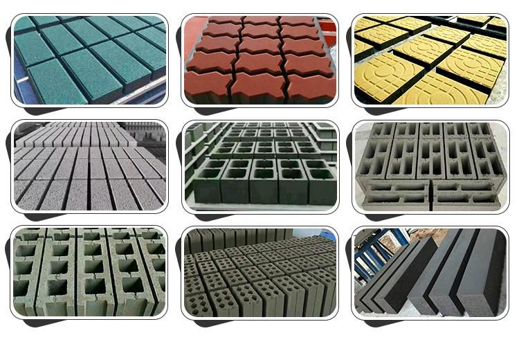 Interlock Brick Machine Cement Block Brick Machinery Hollow Paving Tile Slab Curbstones Moulding Machinery Quotation