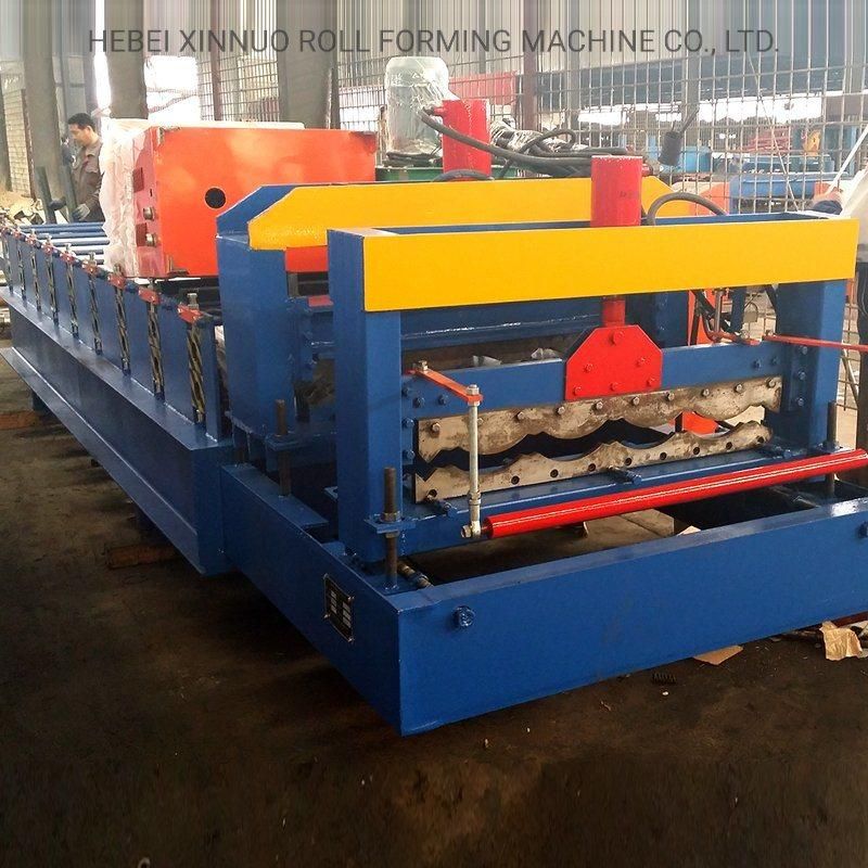Xinnuo 828 Glazed Tile Metal Sheet Roll Forming Machine in Stock