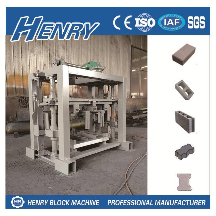Qtj40-2 Manual Concrete Block Machine Hollow Block Making Machine for Sale
