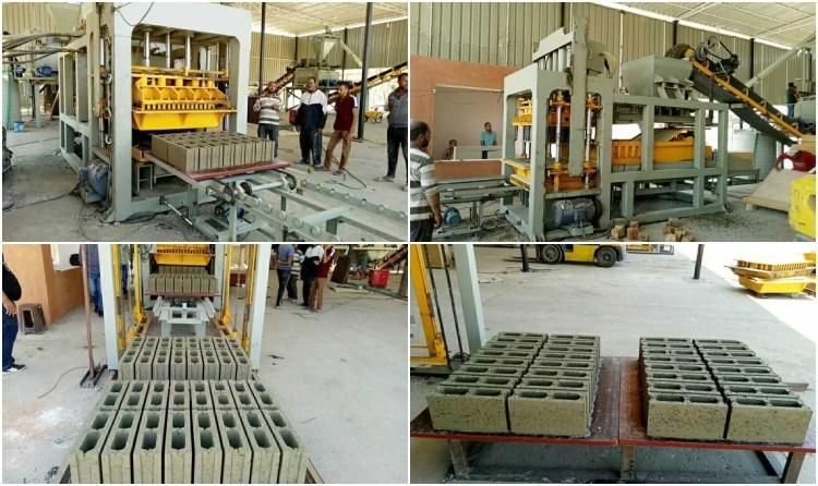 Qt10-15 Automatic Concrete Block Brick Moulding Machine with Wire Cutting Mold