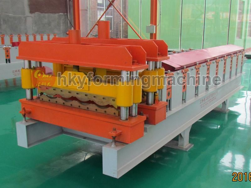 High Quality PLC Control Glazed Tile Roll Forming Machine