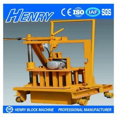 Movable Concrete Cement Egg Layer Block Making Machine Mobile Hollow Block Machine