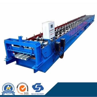 Automatic Steel Colored Floor Deck Tile Roll Forming Machinery