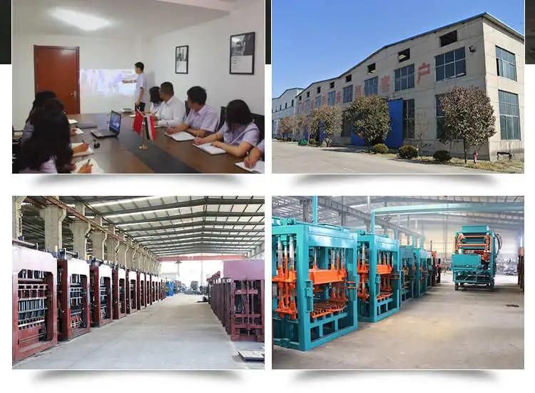 Qt4-16 Automatic Hydraulic Fly Ash Cinder Color Paver Block Brick Making Machine