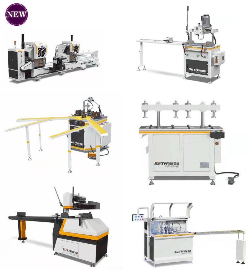 Multi Head Automatic Drilling Milling Machine for Aluminum Window and Door and Facade Profiles