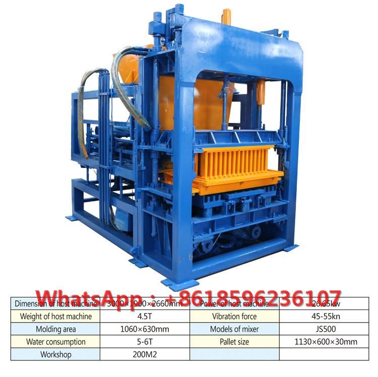 Qt4-15 Full Automatic Hydraulic Machine