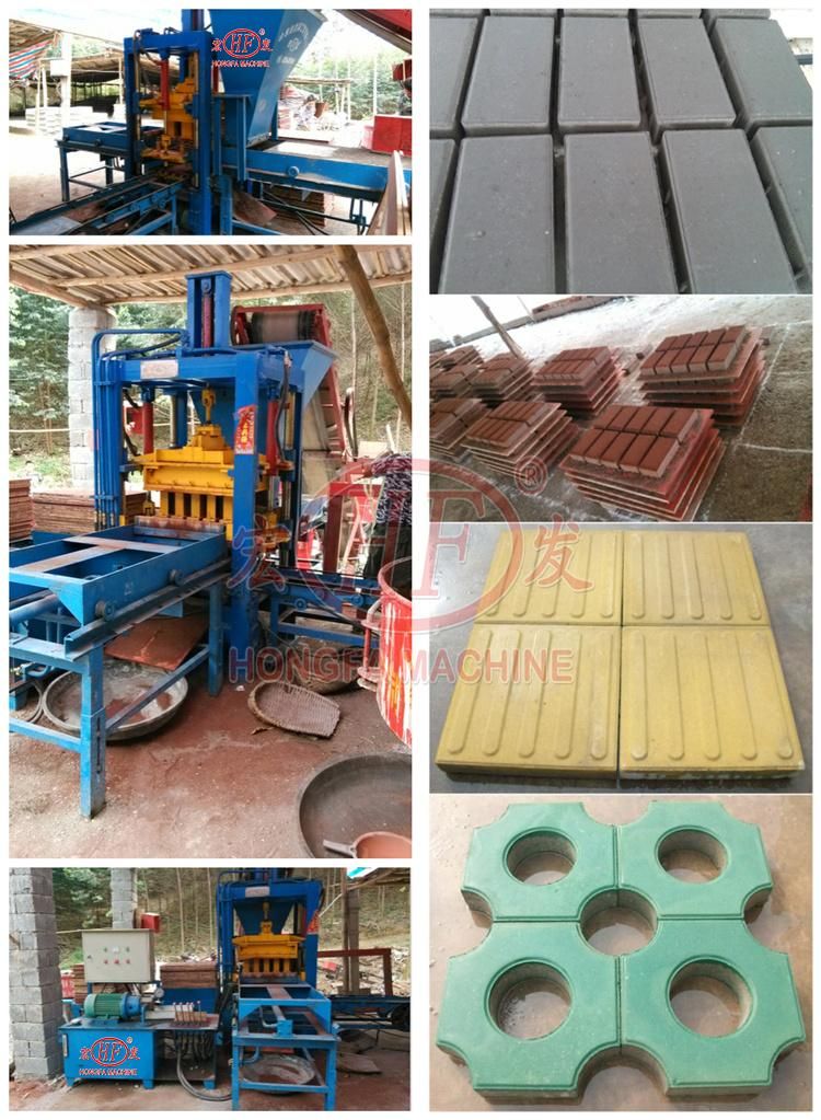 Hongfa Small Capacity Cement Paving Brick Forming Machine Qtf3-20