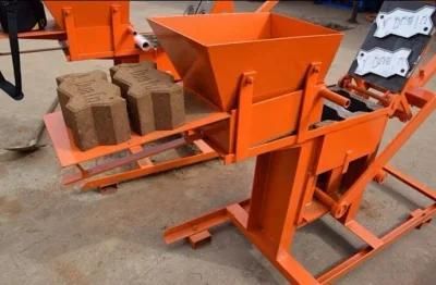 Qt2-40 Manual Press Soil Clay Brick Making Machinery