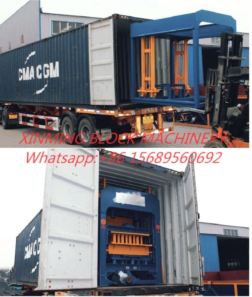 Factory Price Qt 4-20 Concrete Cement Hollow Brick/ Paver Brick/Solid Brick/Curbstone Brick Making Machine for Construction Commercial Using