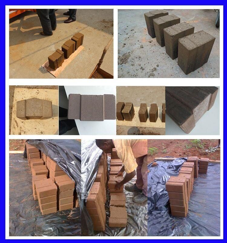 Mobile Hydroform Clay Interlocking Brick Machine Small Manufacturing Machines