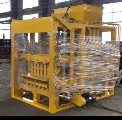 Qt4-15 Hydraulic Pressure Compressed Pressure Interlocking Block Brick Production Line