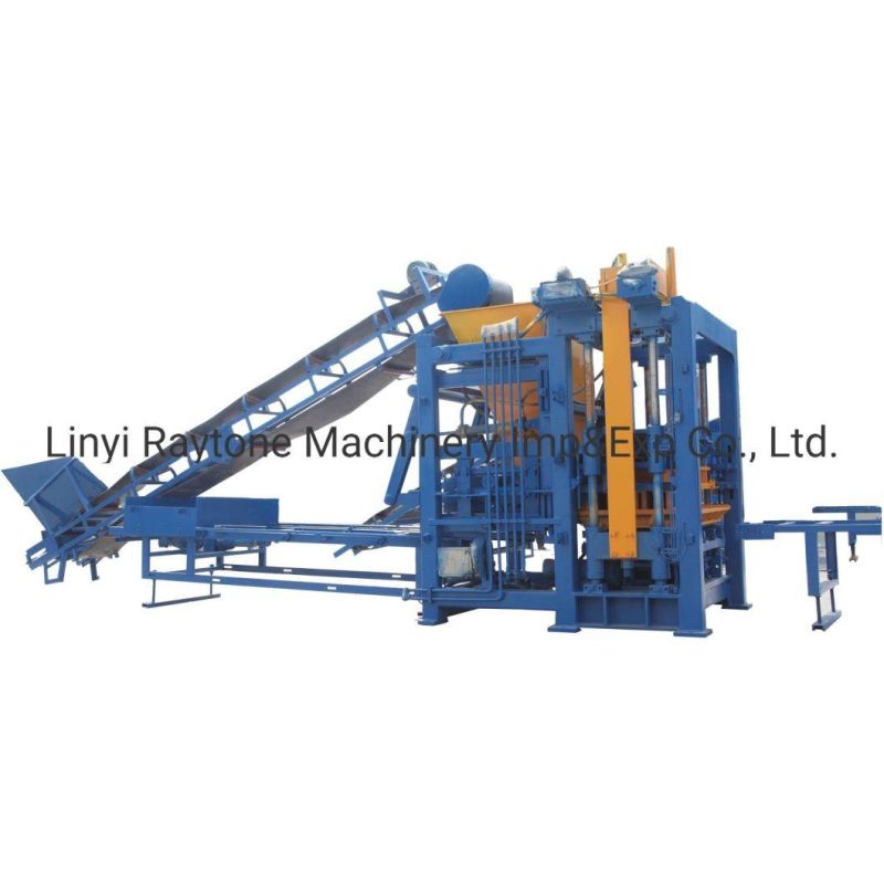 Qt4-15 Full Automatic Curbstone Hollow Solid Block Forming Machine