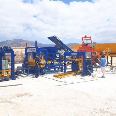 Germany Design CE Standard Full Automatic Concrete Cement Paving Stock Block Brick Making Machinery Machine in Middle East
