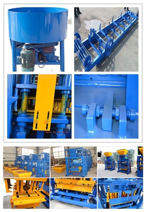 Qt40-1 Small Concrete Hollow Block Macking Machine