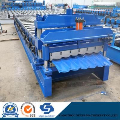 Colorful Zinc Sheet 828 Glazed Tile Roofing Panel Roll Forming Machine