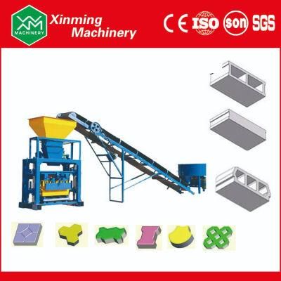 Small Type Qt40-1 Concrete Block Laboratory Cement Brick Making Machine Price in Burkina Faso