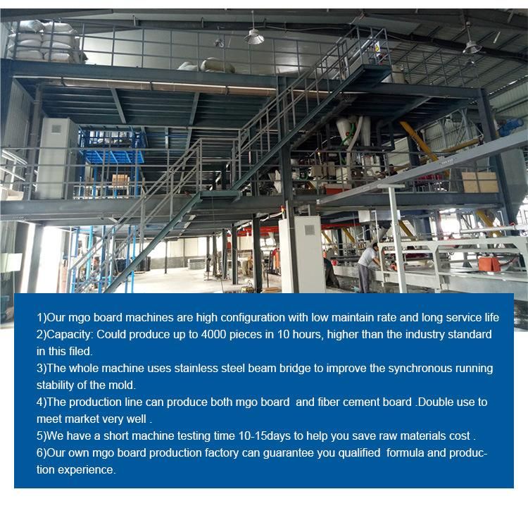 Manufacuterr of Magnesium Oxide Wallboard Production Line