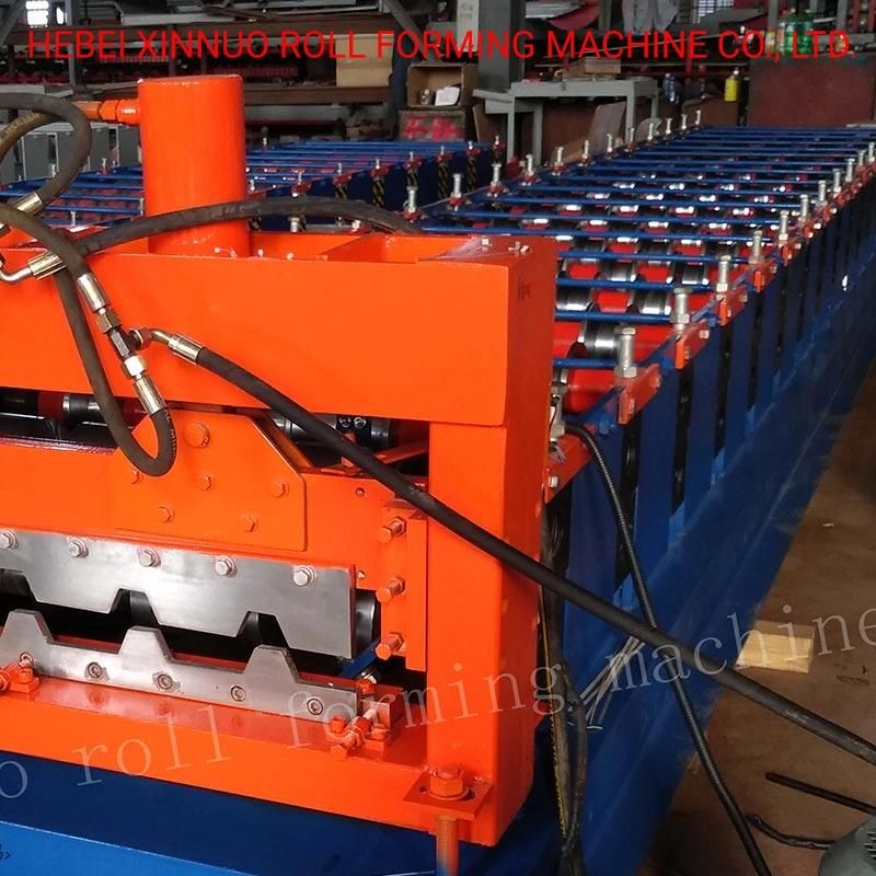 686 Floor Deck Roofing Sheet Making Machine Roll Forming Machine
