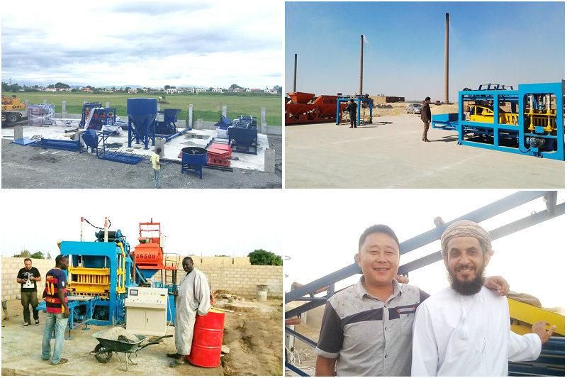 Qt6-15 Hydraulic Automatic Concrete Hollow Block Brick Making Machine
