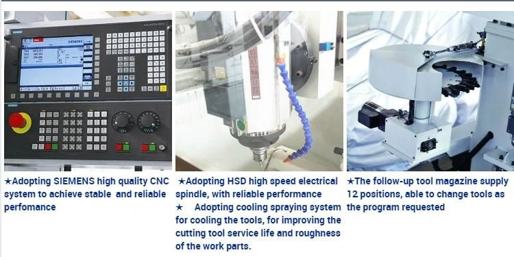 Milling Machine CNC Facade Milling Machine Automatic Cutting Milling Drilling Machine Center