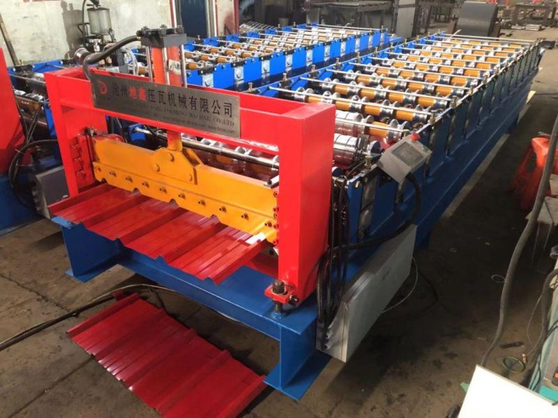 Aluminum Trapezoidal Corrugating Sheet Roll Forming Machine