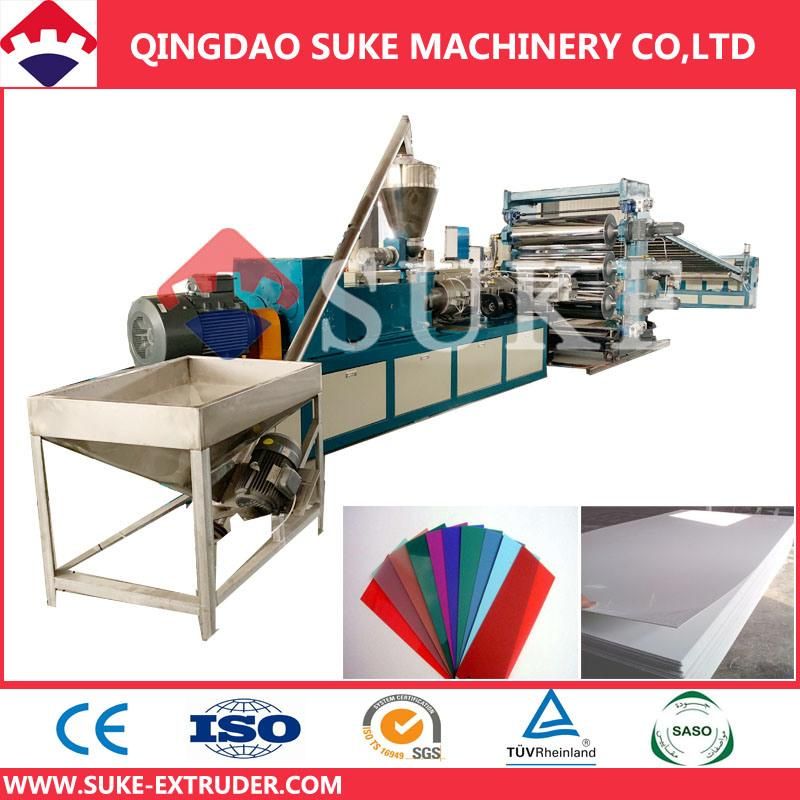 Plastic PE/PP/PVC Sheet Board Extrusion Production Making Machine Machinery