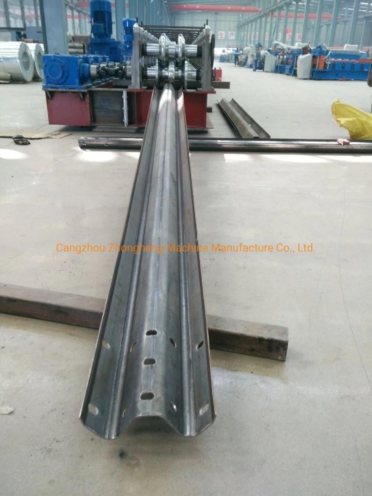 2 Wave and 3 Wave Steel W Beam Highway Guardrail Roll Forming Machine