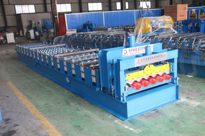 Hydraulic Glazed Tile Roll Forming Machinery/Roofing Glazed Tile Process Line
