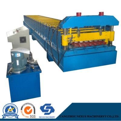 Metal AG Panel Roof Sheet Roll Forming Production Line PPGI Steel Rollformer