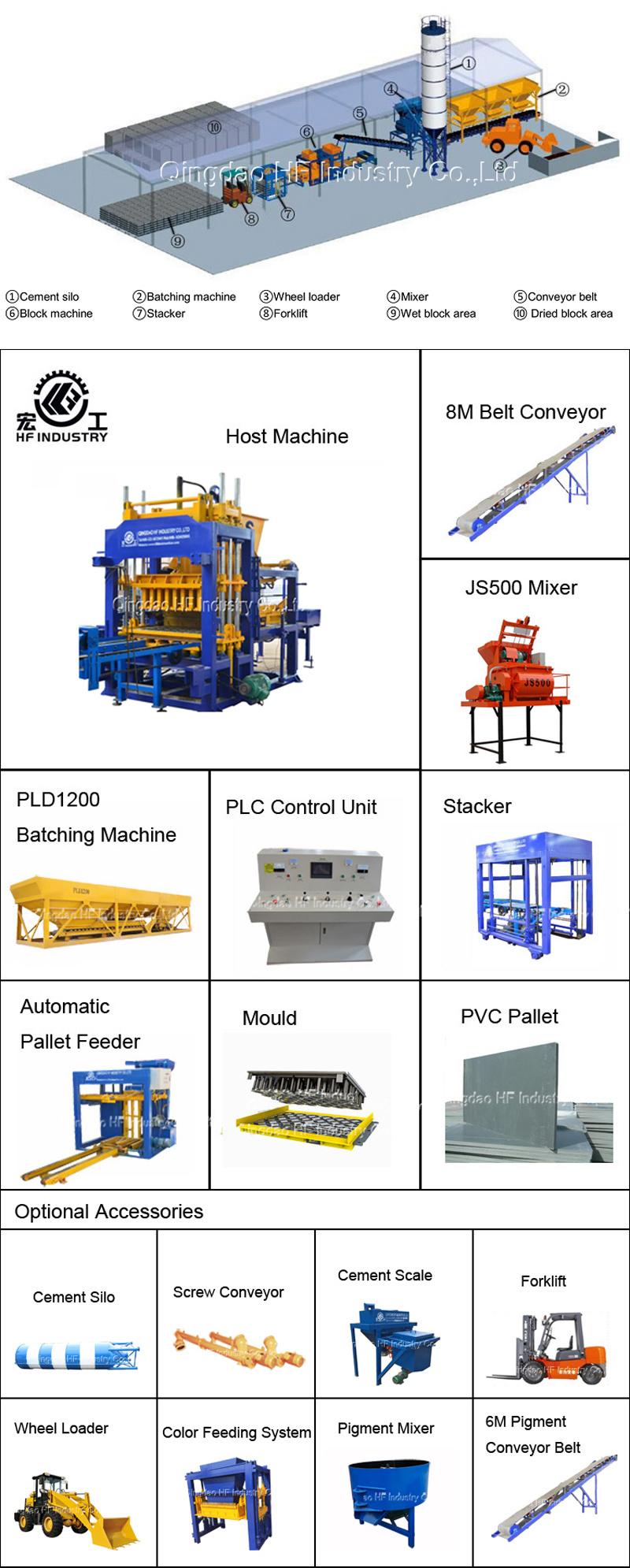 Qt5-15 Block Machine Hollow Block Machine