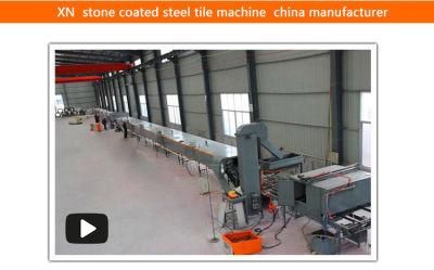 Color Stone Steel Profile Sheet Forming Machine