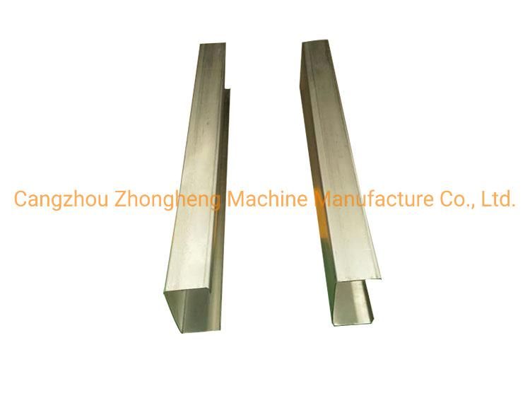 Full Auto Steel C U Z Purlin Roll Forming Machine with Good Price