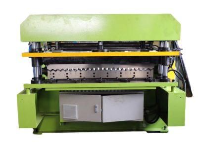 Roll Bend Machine Q-Tile Galvanized Aluminum Metal Corrugated Steel Sheet Roll Forming Line Roll Panel Machine