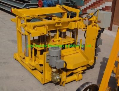 Qt40-3A Movable Block Moulding Machine Hollow Brick Pressing Machine
