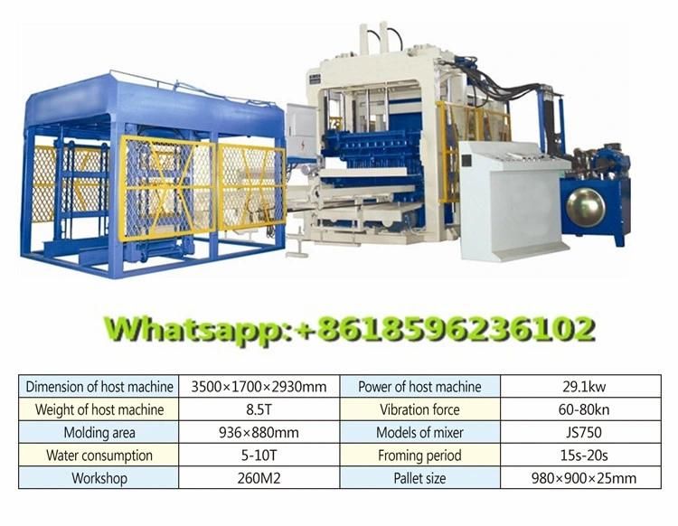 Qt8-15 Hollow Block Machine Ethiopia Hydraform Block Machine South Africa Siemens Motor Building Block Machine