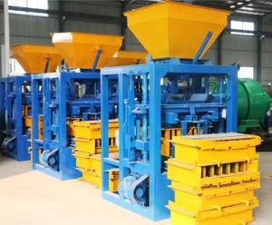 Qt4-24 Semi Automatic Concrete Automatic Brick Machine Block Molding Machine