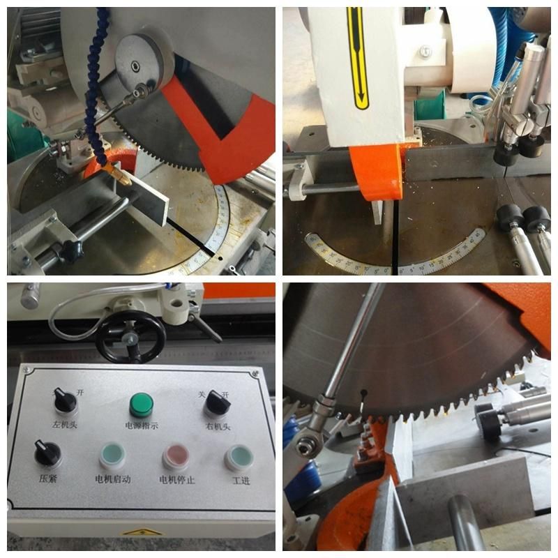 PVC UPVC Double Head Window Cutting Saw Machine