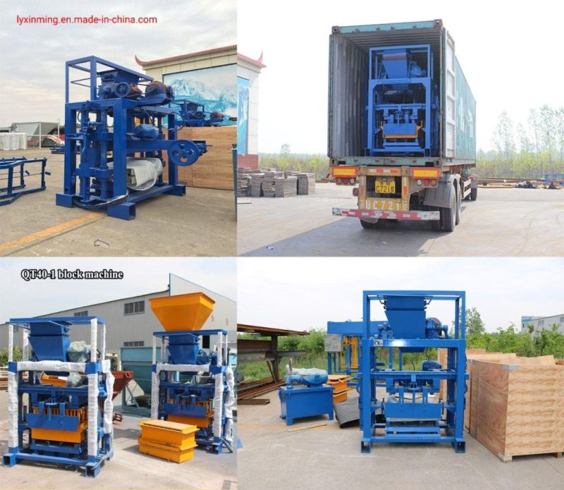 Qt40-1 Small Block Making Machine Concrete Brick Making Machine