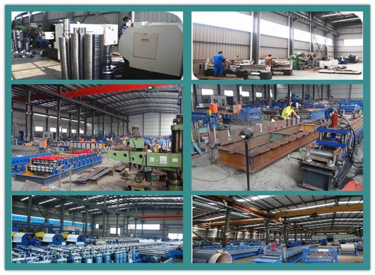 1100 Galvanized Steel Step Tile Roll Forming Machine