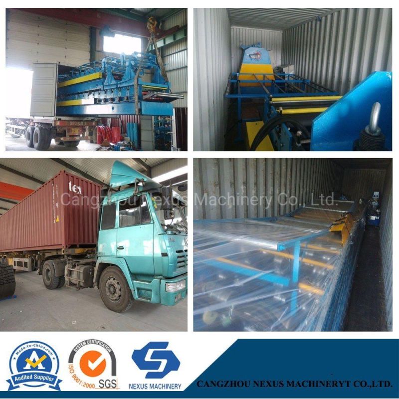 Yx25-205-1025 Color Coated Steel Roof Panel Roll Forming Production Line