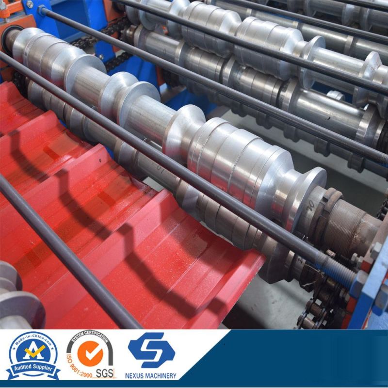 Classical Style Double Layer Roofing Tiles Roll Forming Machine